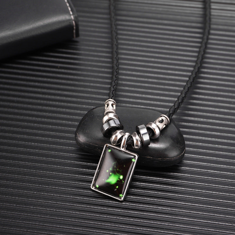 Wholesale Twelve Constellation Pendant Necklaces